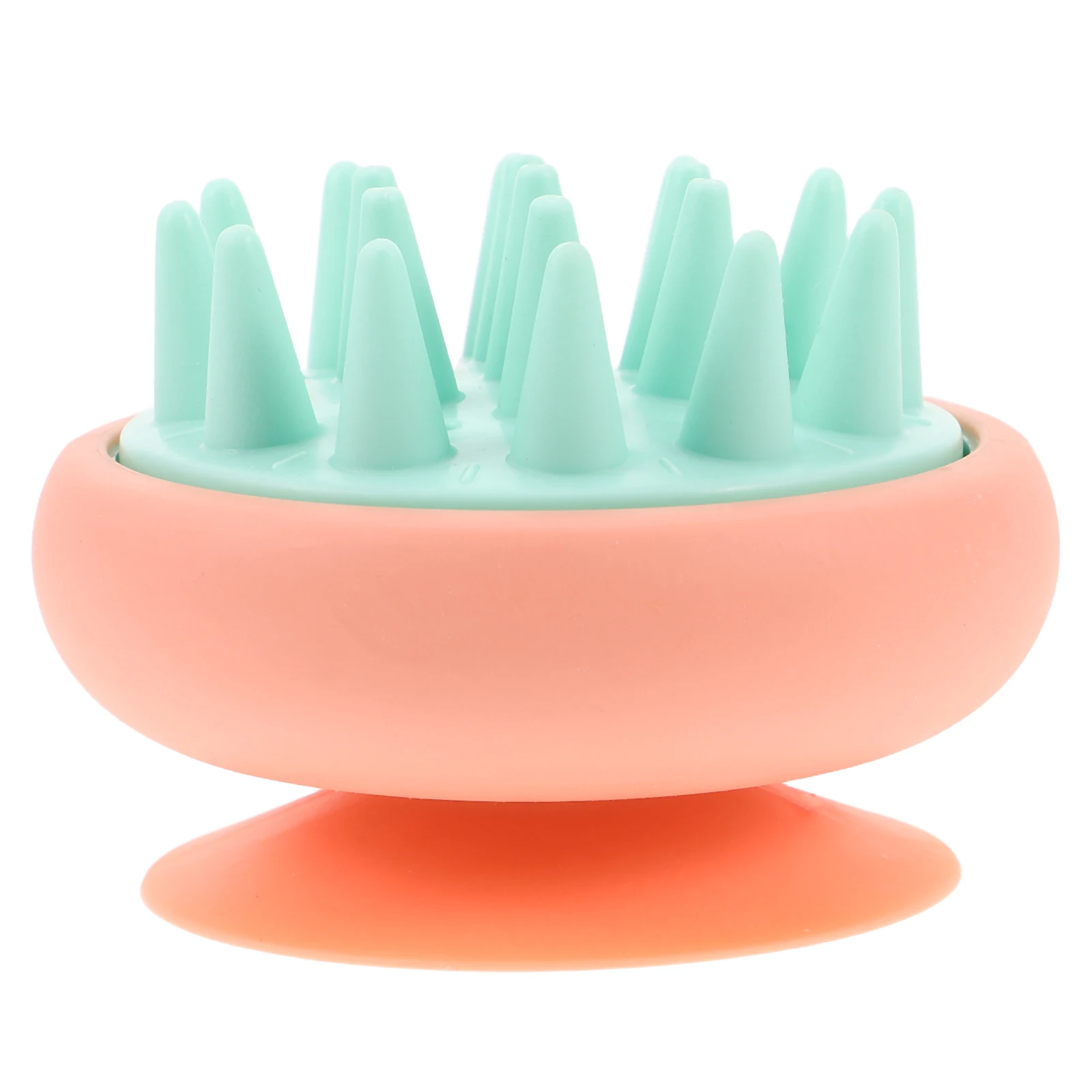 

1Set Silicone Pink Scalp Massager Shampoo Brush MultiFunctional Head Cleaning Tool For Shower Use Family Daily Hair Care