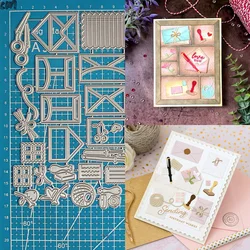 Lucky Goddess Metal Cutting Dies Sent With Love Diy Scrapbooking Photo Album Decorative Embossing Paper Card Crafts