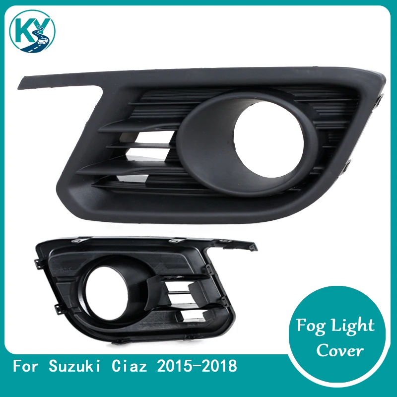 Front Bumper Fog Light Frame For Suzuki Ciaz 2015 2016 2017 2018 Fog Lamp Cover Housing Trim Frame Grille Grill Car Accessories