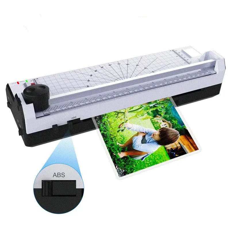 Desktop Lightweight A3 Size Multifunctional Six-in-one Paper Bag Laminating Machine with Corner Cutter