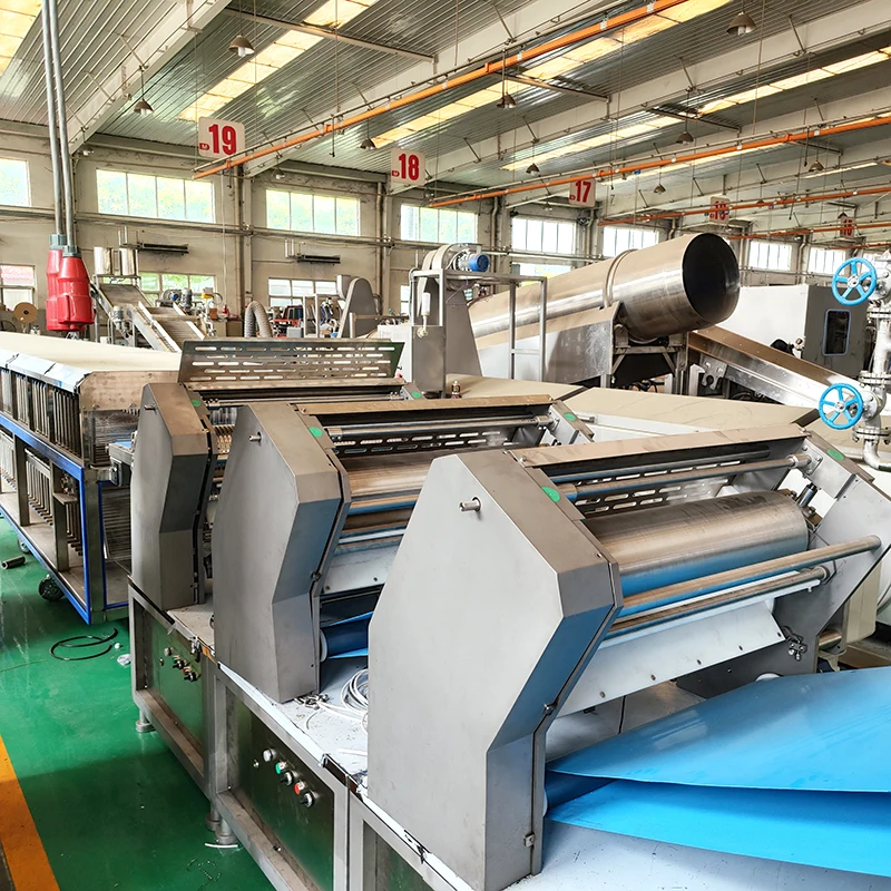 Commercial Intelligent Automatic Rice Noodle Making Cutting Machine Production Line