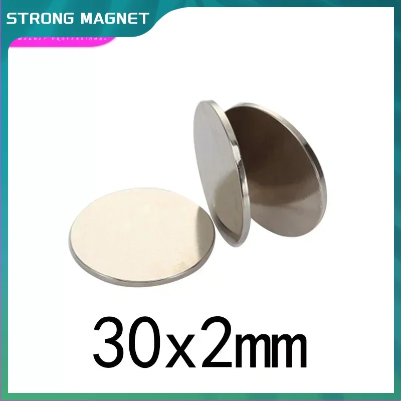 5/10/20pcs 30x2mm Search Major Diameter Magnet Bulk Round Magnetic Neodymium Disc Magnets Circular