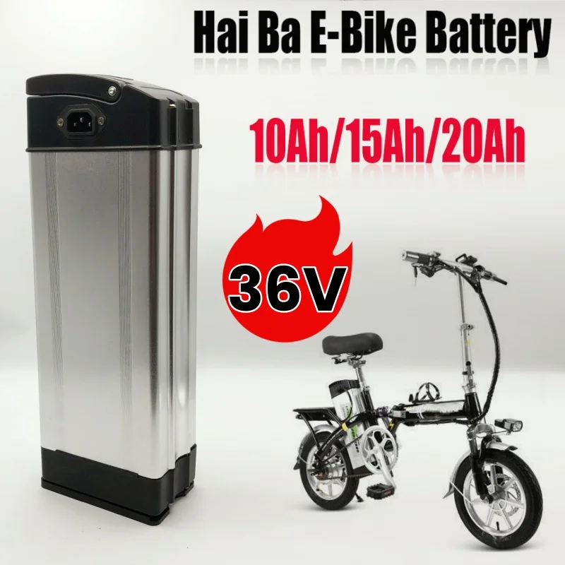 36V electric bicycle lithium-ion battery pack 10/15/20Ah suitable for Haiba MiFa GW20 750W folding bicycle