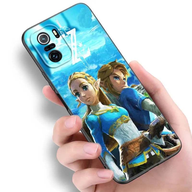 The Legend of Zeldas Black Silicone Phone Case For Xiaomi Mi 9 SE 8 10 10T 11 12 13 Lite 9T 11T 12S 12T 13T 14 Pro 5G NE 11i 12X image 5