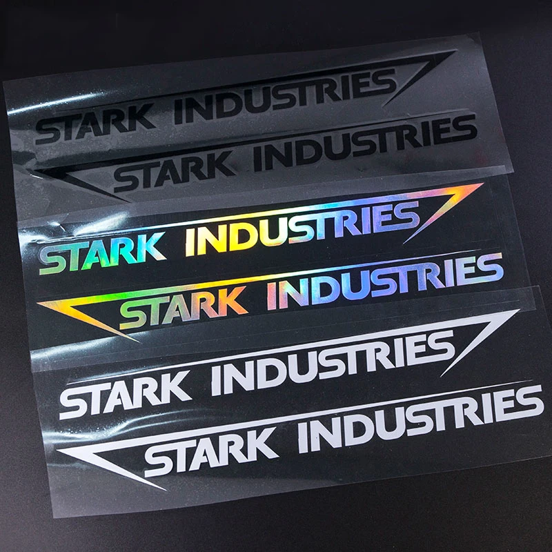 Stark Industries Car Stickers and Decals Waterproof Vinyl Stickers for Car Door Window Rear Windshield Motorcycle Fuel Tank