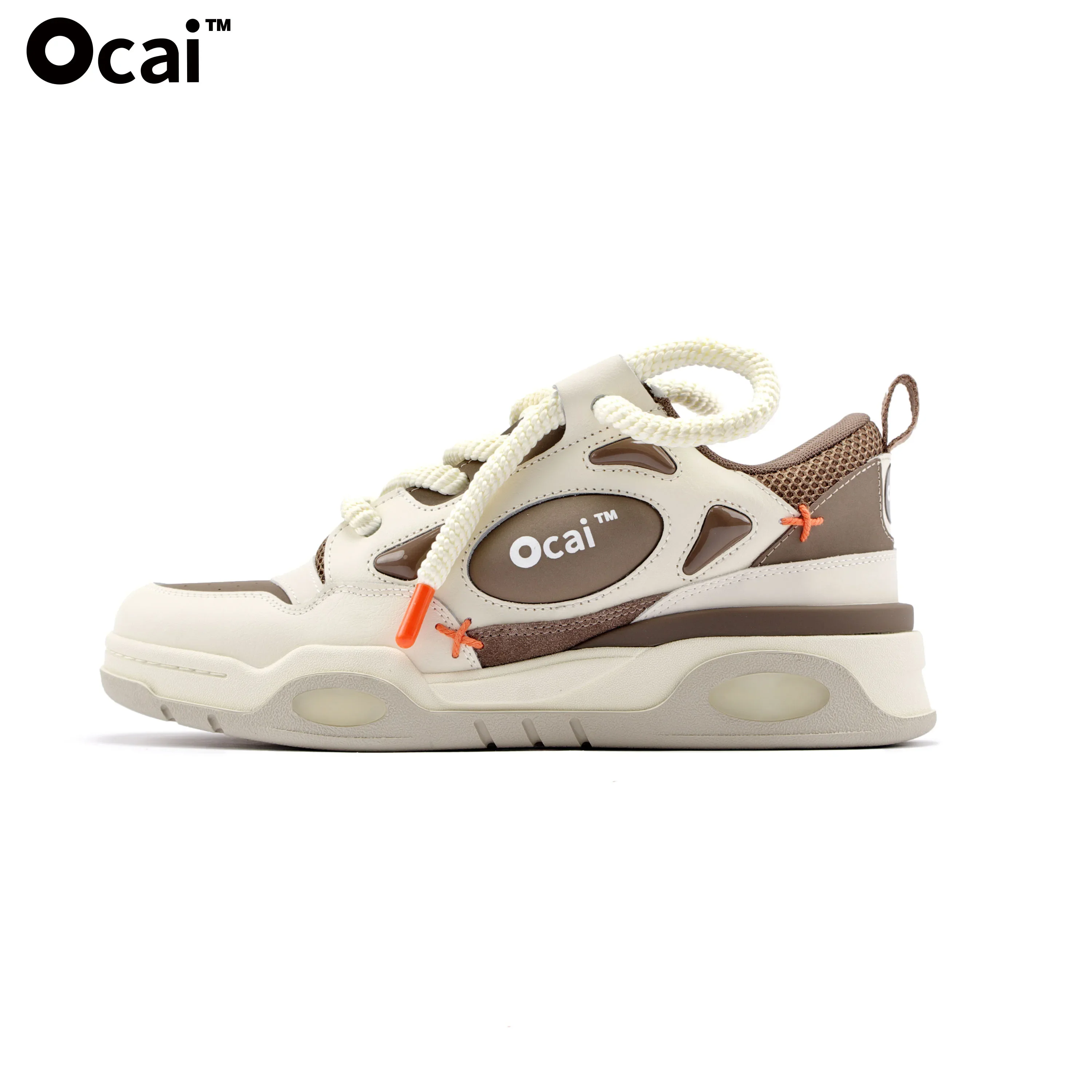 Ocai rock vela branco mocha pão sapatos design original sentido nicho casal sapatos casuais maré nacional sapatos