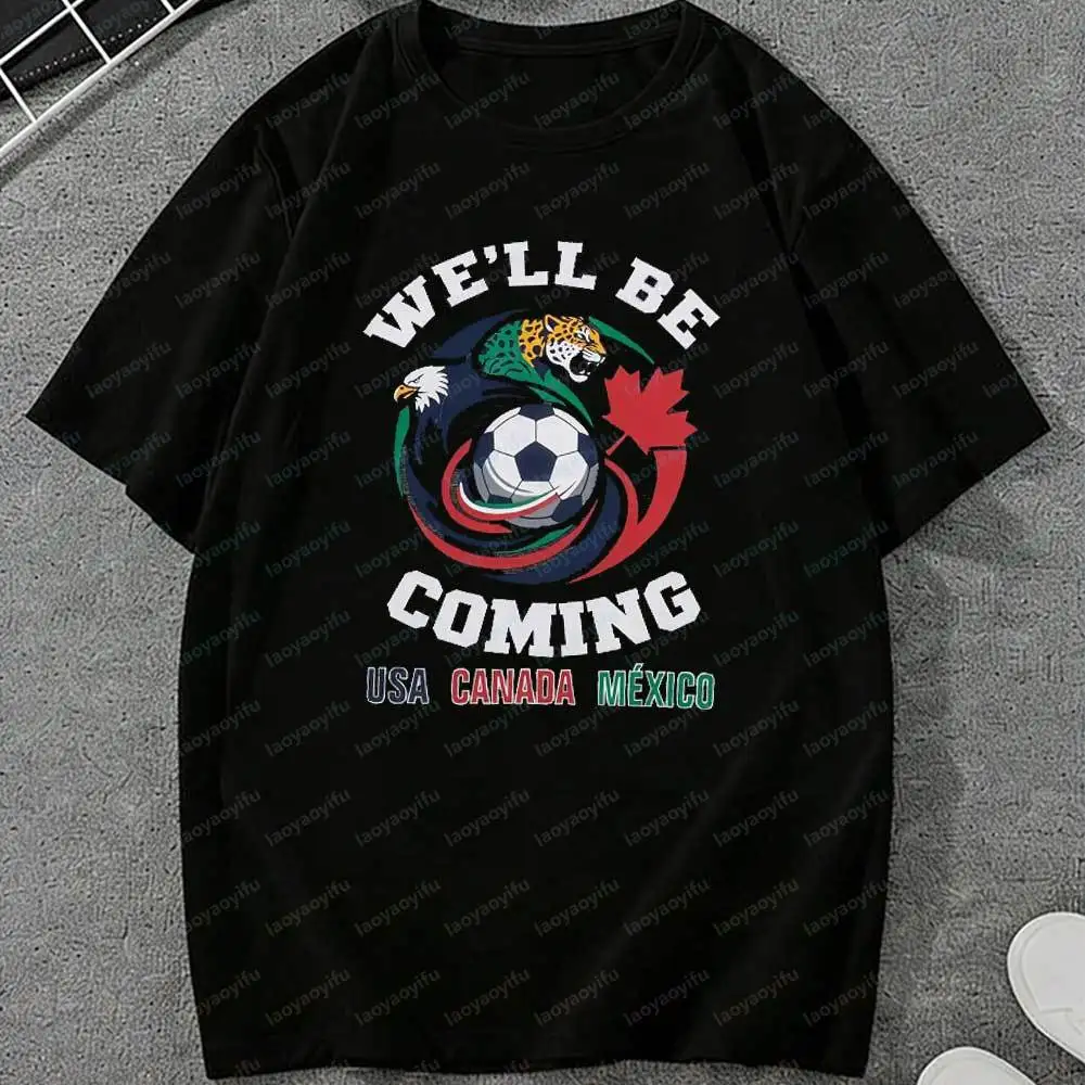 Camiseta de Fútbol para Hombre 2026, Barcelona, con Estampado EST 1899, Cuello Redondo, Manga Corta, Informal, para Aficionados al Deporte, Ropa para el Día del Partido