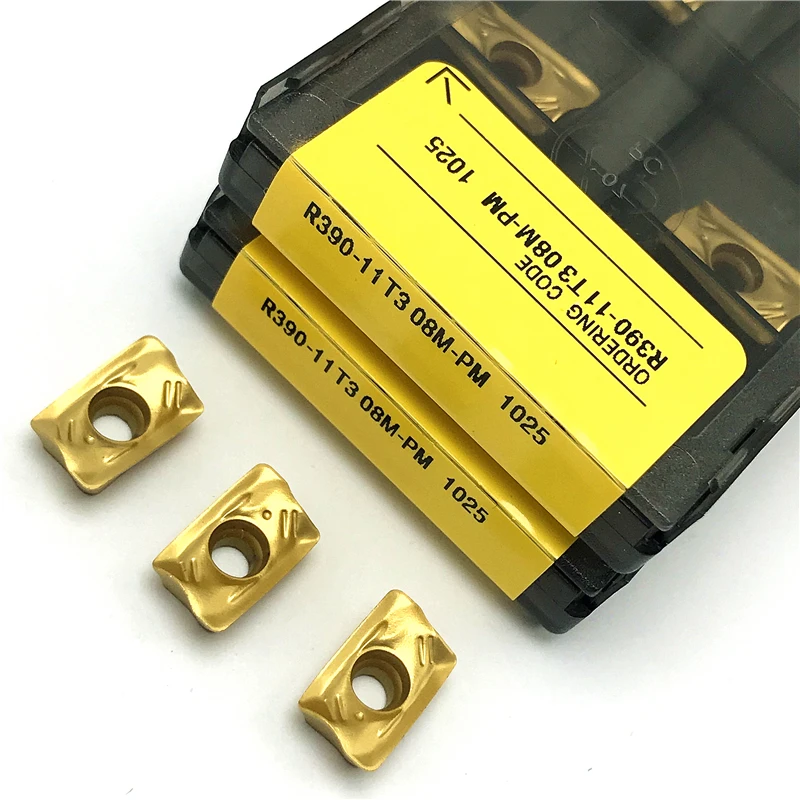 R390-11T308M PM-1025 1030 1130 1040 Carbide inserts Indexable Milling insert High quality turning tool CNC lathe Cutting Insert