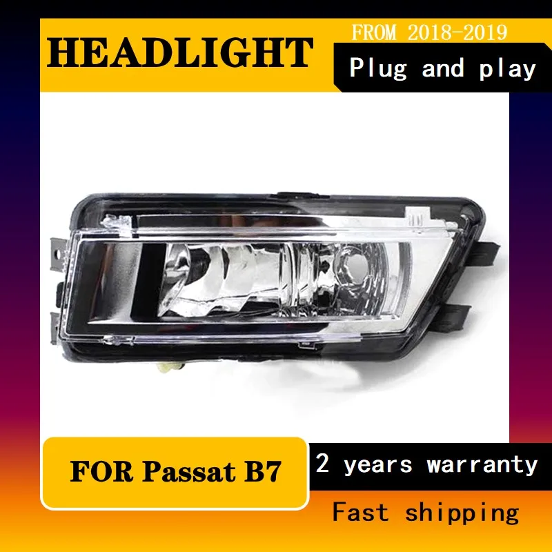 Car Styling for New VW US VERSION Passat B7 Fog Light 2012-2015 American Version Passat Update Fog Light