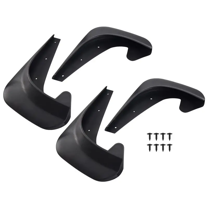 ABHX-Universal Mudflaps Mud Flaps Flap Splash Guards Mudguards Car Auto Van SUV Trucks Sedan Wheel Fender Front Rear