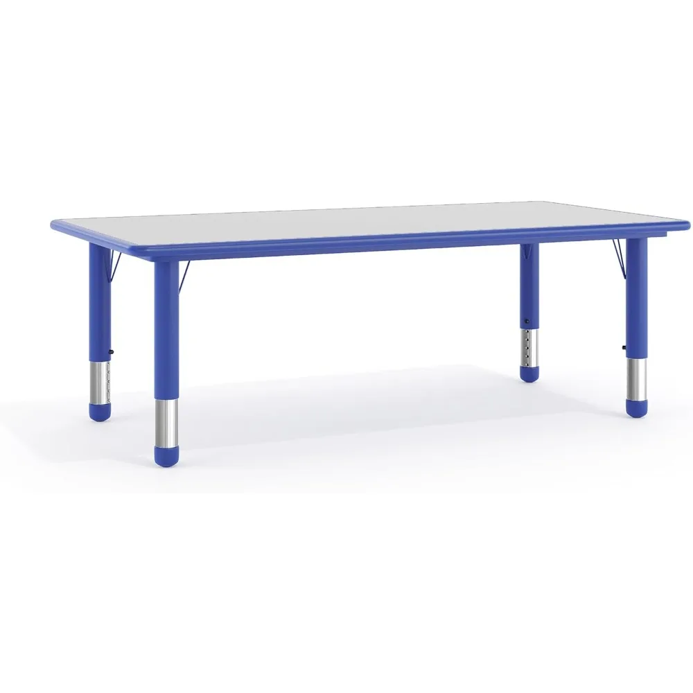 Wren Adjustable Classroom Activity Table for School and Home, Plastic Activity Table for Kids, 23.625