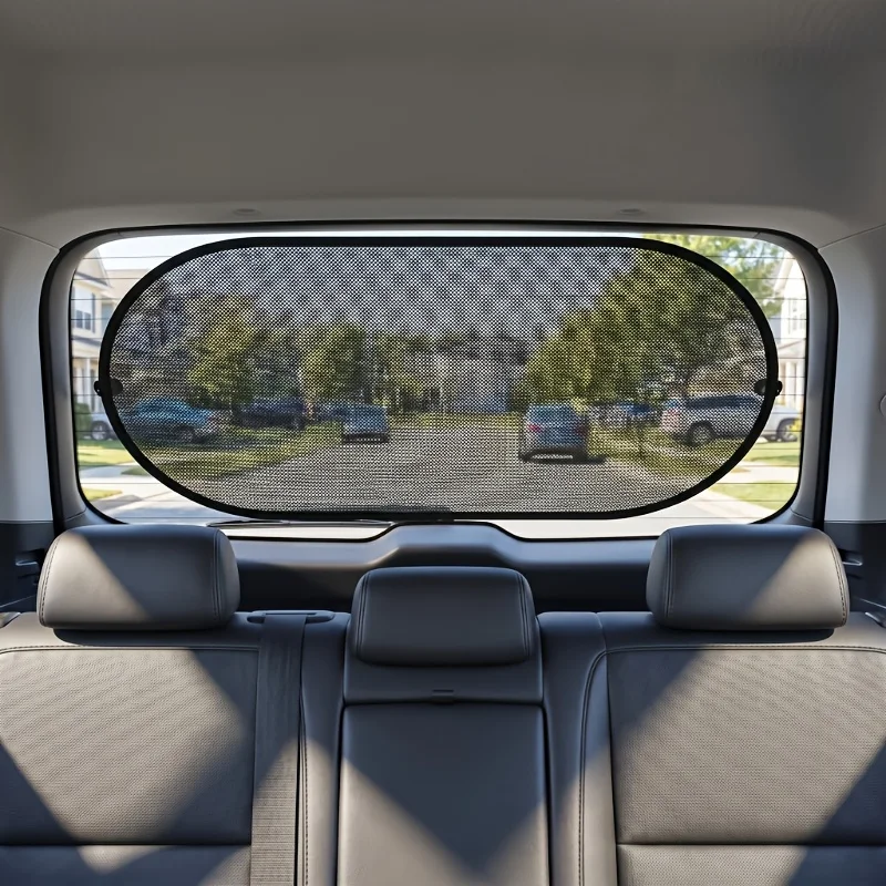 Reflective Car Sun Shade Cover Rear Windshield Sun Protection Sunshade Heat-Isolation Car Privacy Curtains Foldable Storage