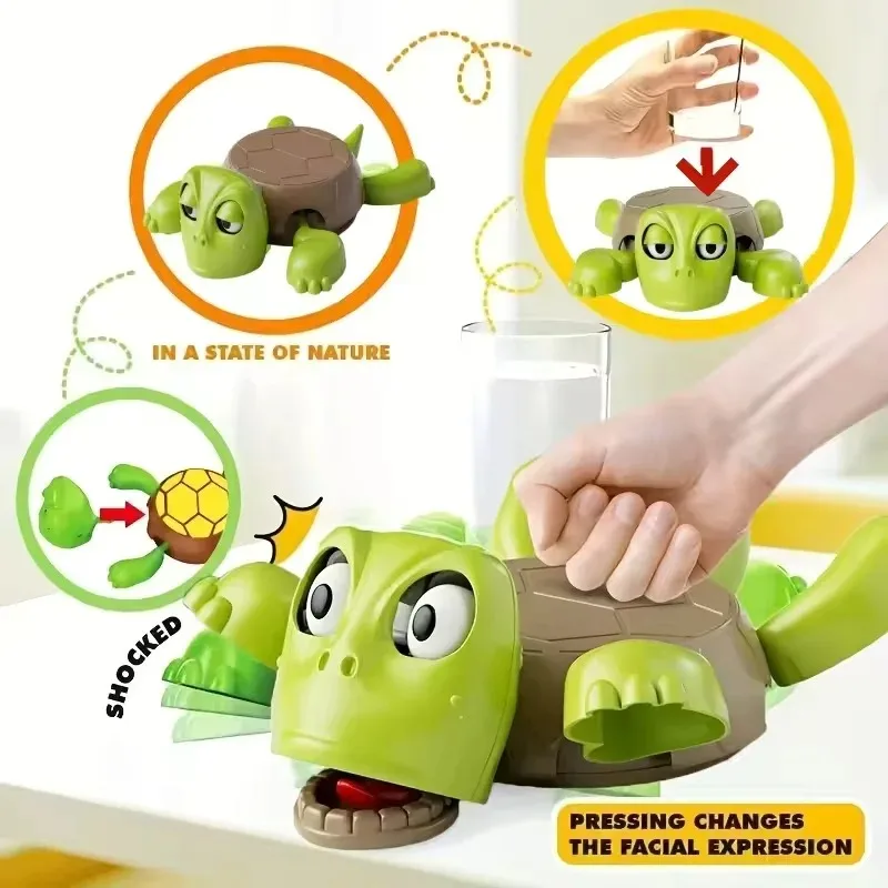Funny Turtle Shaped Anti-slip Heat Resistant Coaster, Creative Prank Cup Pad Desk Protector, Unique Table Ornament Present for H