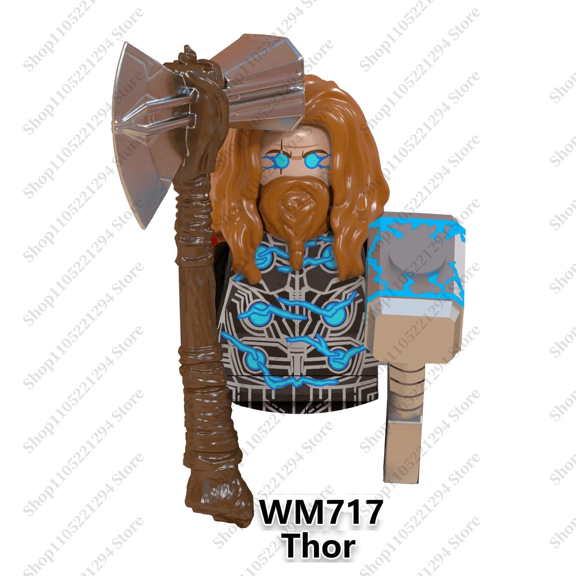 Marvel Spielzeug-Bausteine MINI-Ziegel Wolverine Iron Man Thor Zusammenbaubare 3D-Figuren Spielzeug Geschenke für die Feiertage