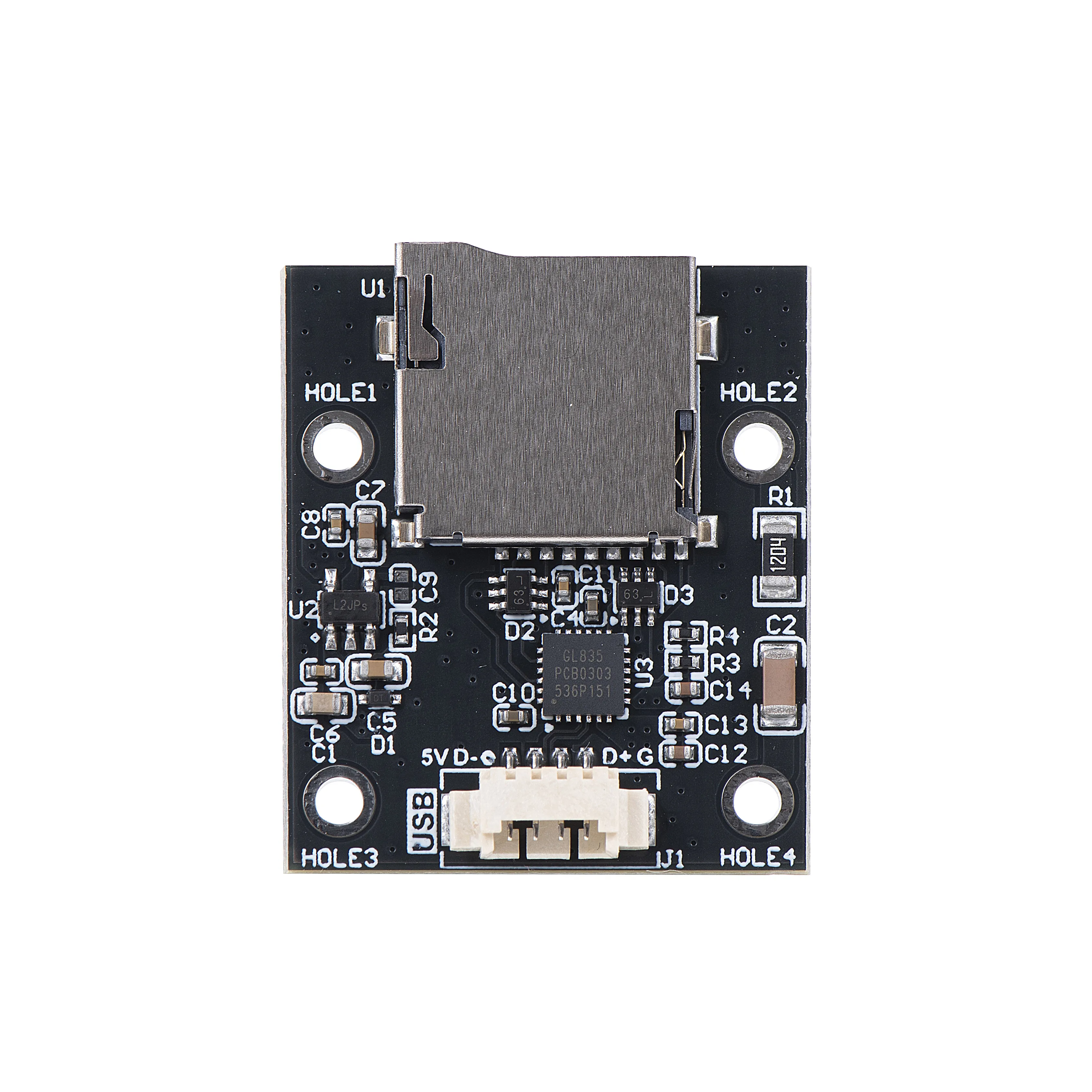 Drive Free USB to TF Card Module, USB Card Reader Module, External TF Card Module