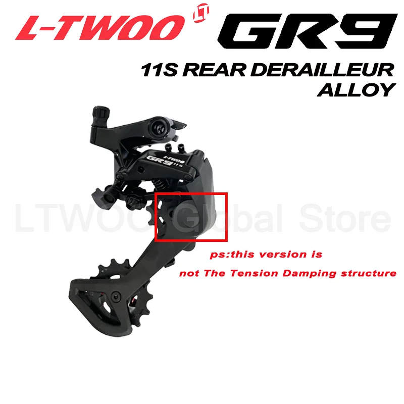 LTWOO GR9 Mechanische Brems-/Kabelbremse 1x11-Gang, 11s Rennrad-Schaltgruppe, R/L Schalthebel + Schaltwerk, Gravelbikes, Aluminiumlegierung – Detail 8