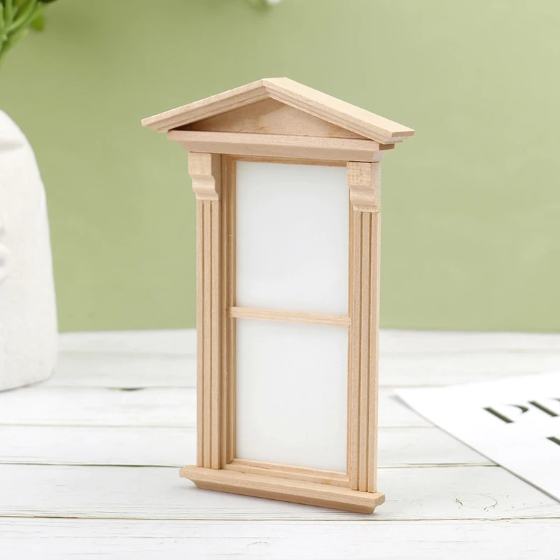 1:12 Dollhouse Miniature Door Window Frame Furniture Accessories Doll Decor Toy