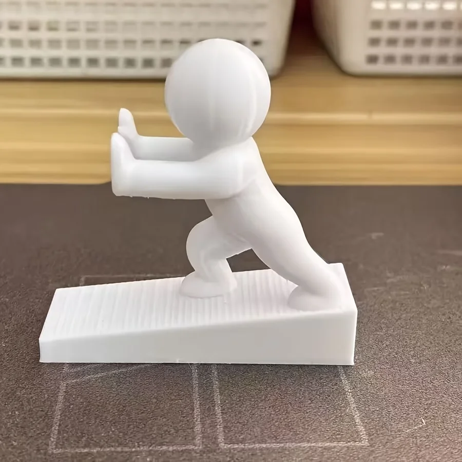 1/3 Pcs Cute decorative door stopper, flexible and movable door stopper, anti slip base to protect walls,home decoration image 2