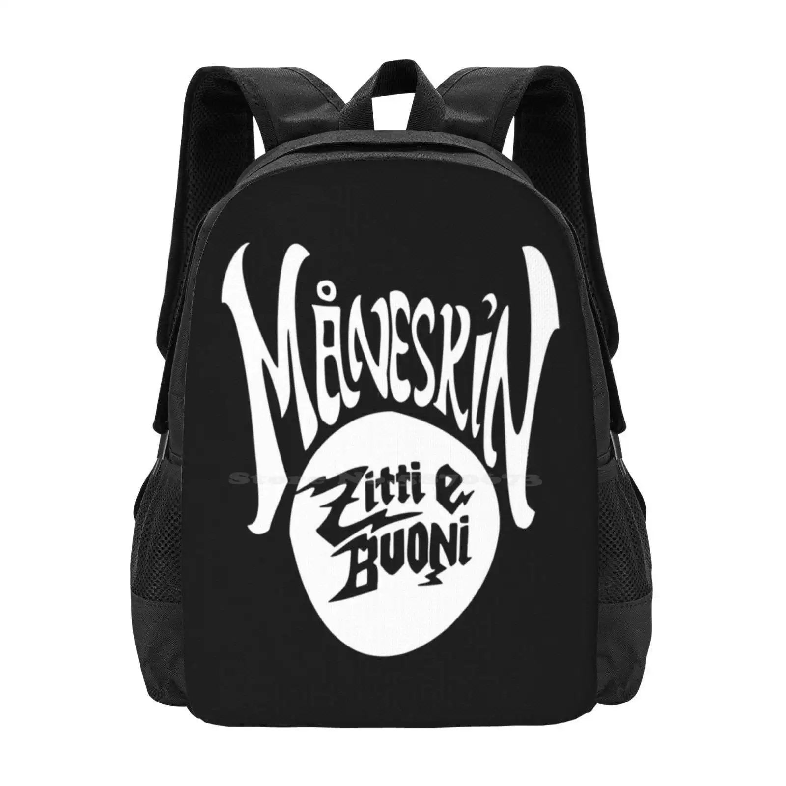 Maneskin Zitti E Buoni School Bag Big Capacity Backpack Laptop Maneskin Maneskin 2021 2021 Maneskin Zitti E Buoni Esc 2021 21