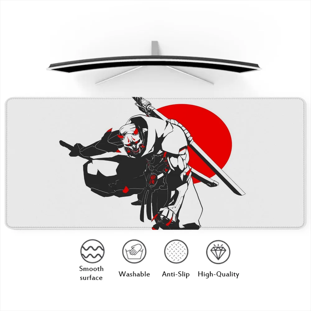 Ninja Laptop Mat Mouse Gaming Pad Computer Table Gamer Keyboard Mousepad Anime Deskpad Pc Accessories Desk Carpet Mause Xxl Rgb