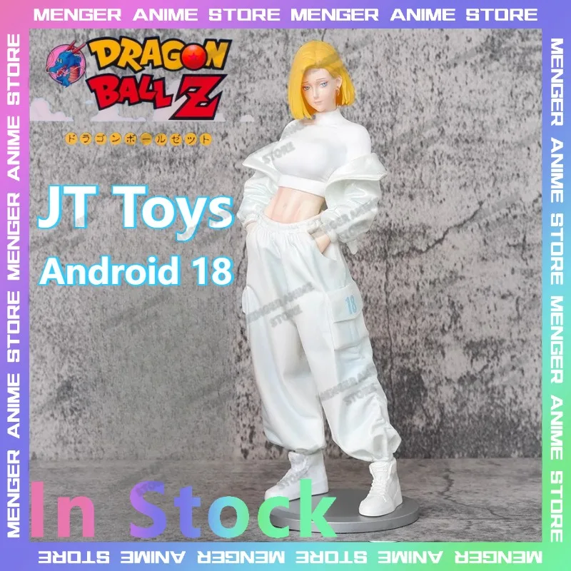 

JT Toys Dragon Ball Z Android 18 Anime Figure Collectible Statue 27cm Anime Girl Desk Decor Collectible Model Trendy Toys Gifts