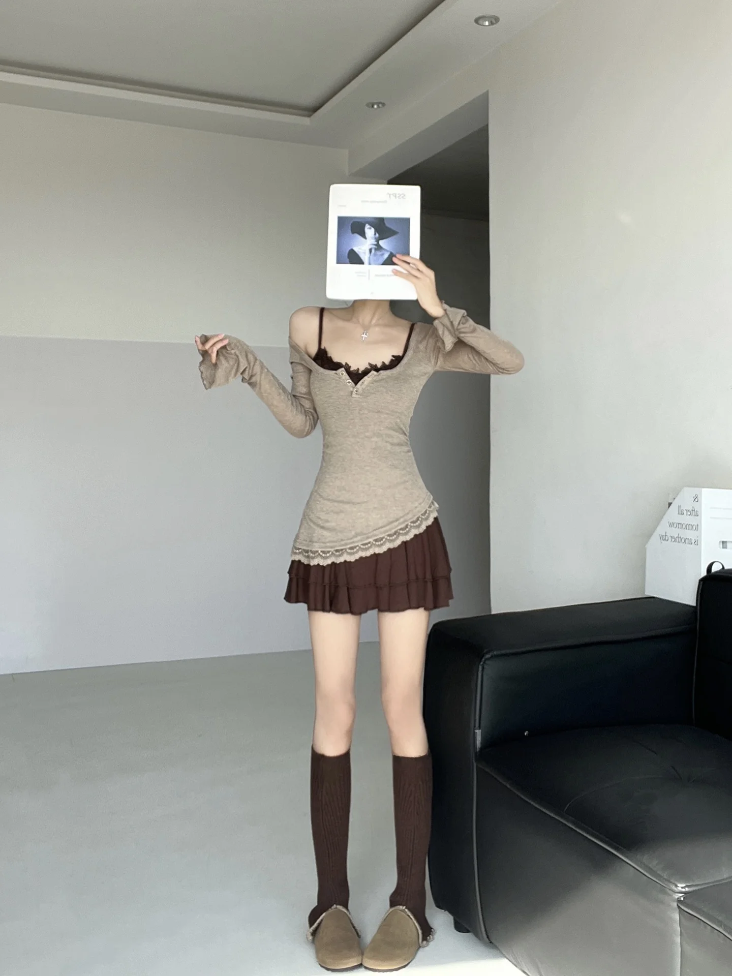 Monet jardim puro desejo renda guarnição dr primavera verão cintura cinching ballet sle ort saia alta elástica a linha dr