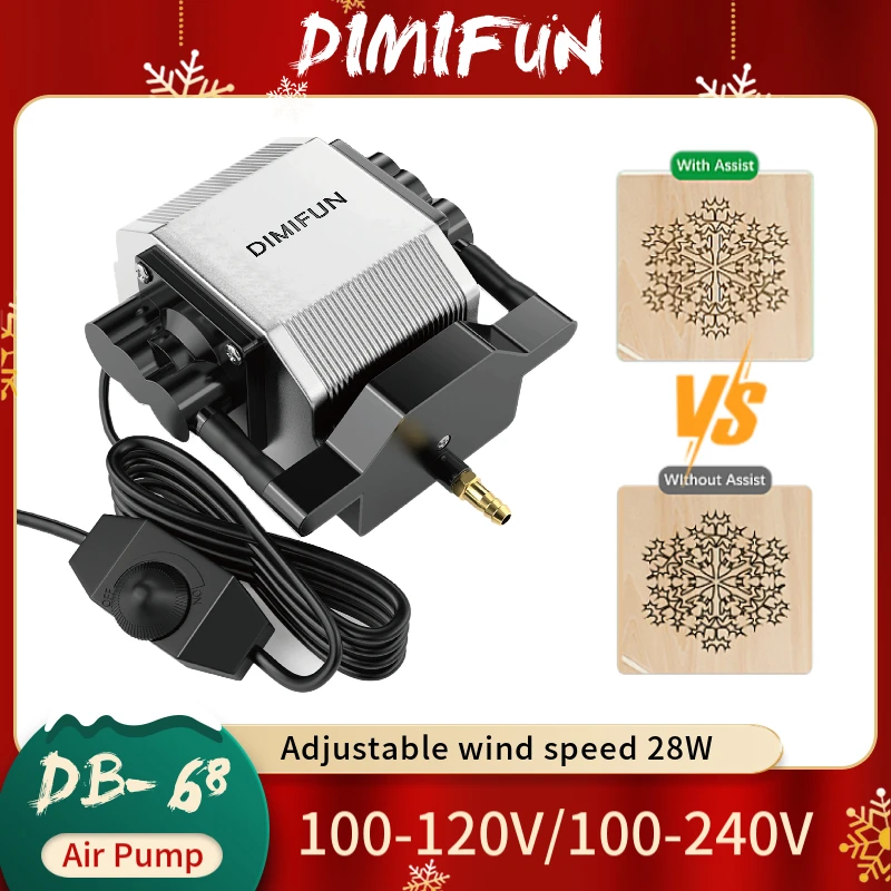 

Air Assist Pump for Diode Laser Engraving Machine 60L/min - Universal Compatibility