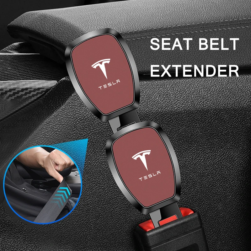 

Car Seat Belt Plugs Security Extender Seatbelt Extension Plug Car Interior Accessories For Tesla Model 3 Model S Model X Model Y