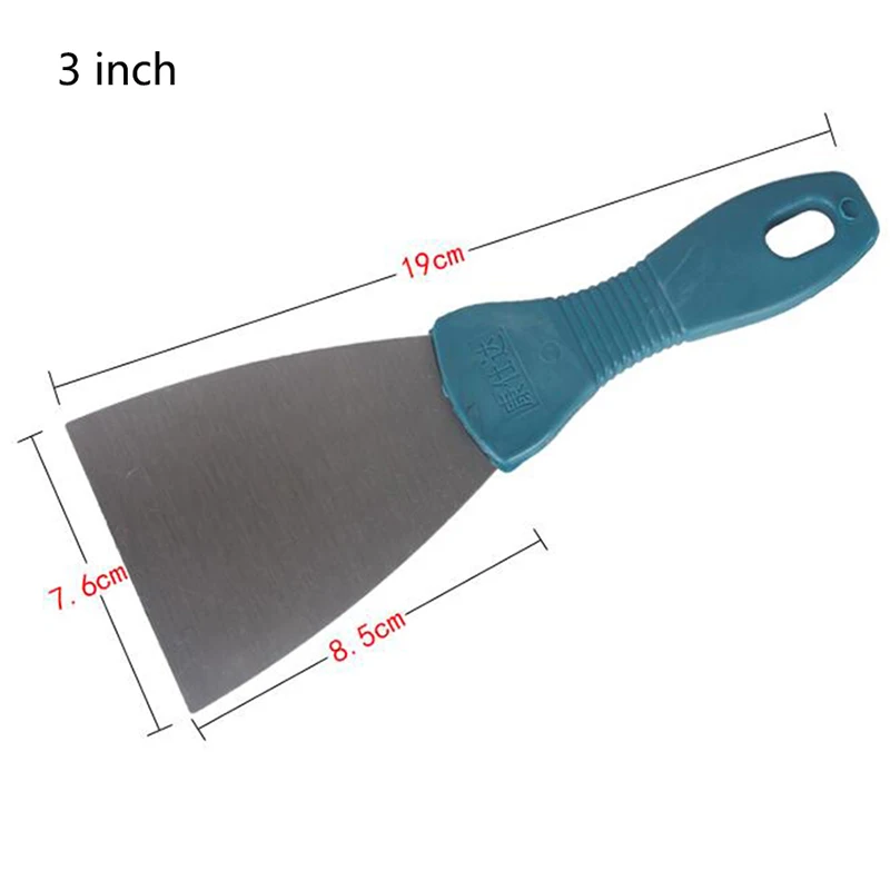 2 Inch Putty Dao Xẻng Thép Carbon Nhựa Tay Cầm Dụng Cụ Cạo Lưỡi Dao Dụng Cụ Xây Dựng Tường Trát Dao Dụng Cụ Cầm Tay
