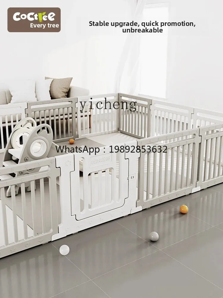ZZ Baby Fence Protective Grating Baby Floor Children Crawling Mat Indoor Folding Home Step Custom Fence Safety Science