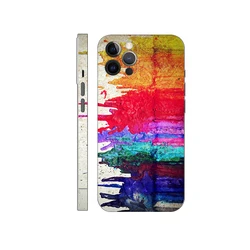 Colorful Decal Skin for iPhone 15 13 12 14 Pro Max Mini Back Film Cover Wrap Rear Screen Protector Anti-scratch Durable Sticker