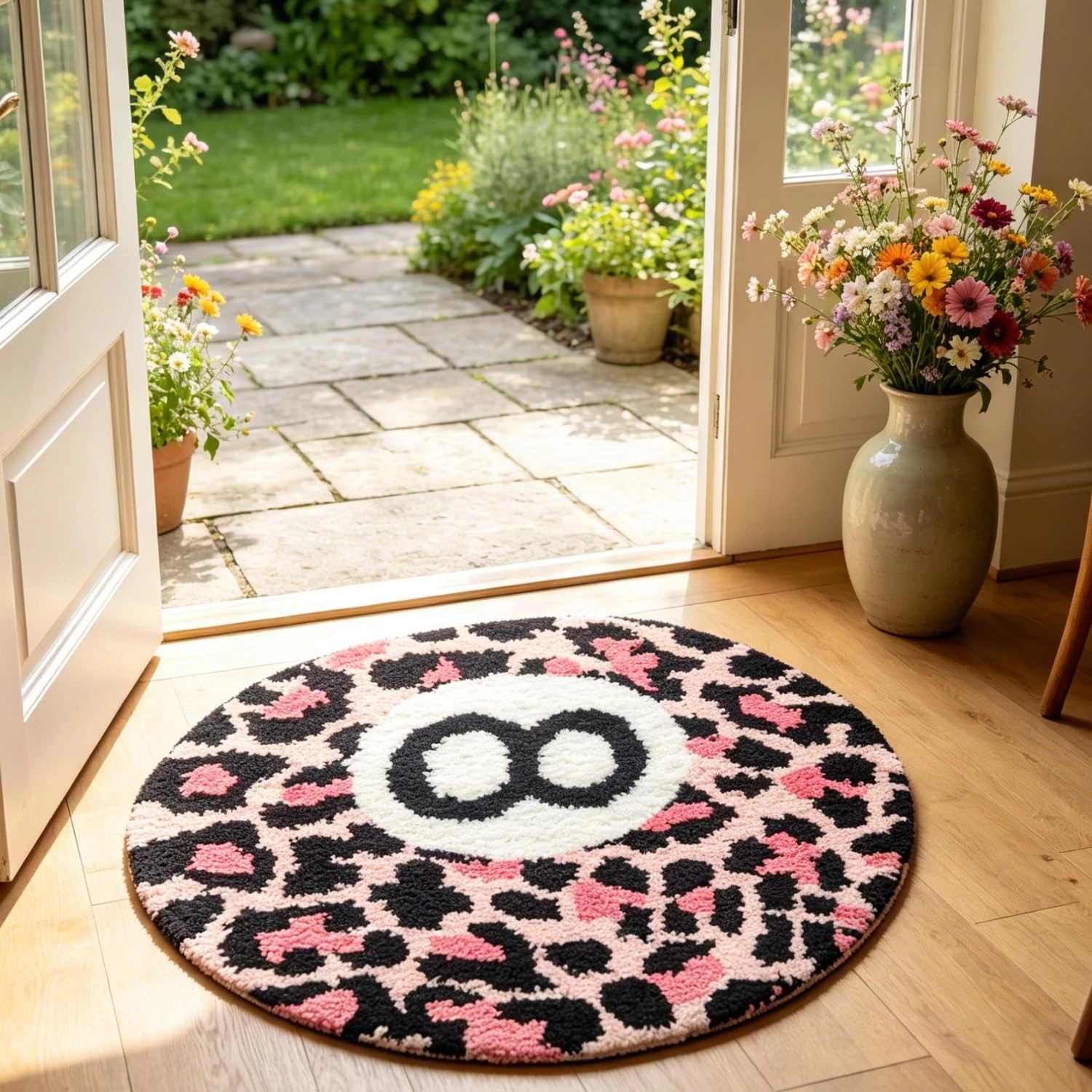 VIKAMA Pink Leopard Print Roun - Electronics Repair Workstation 评论和价格