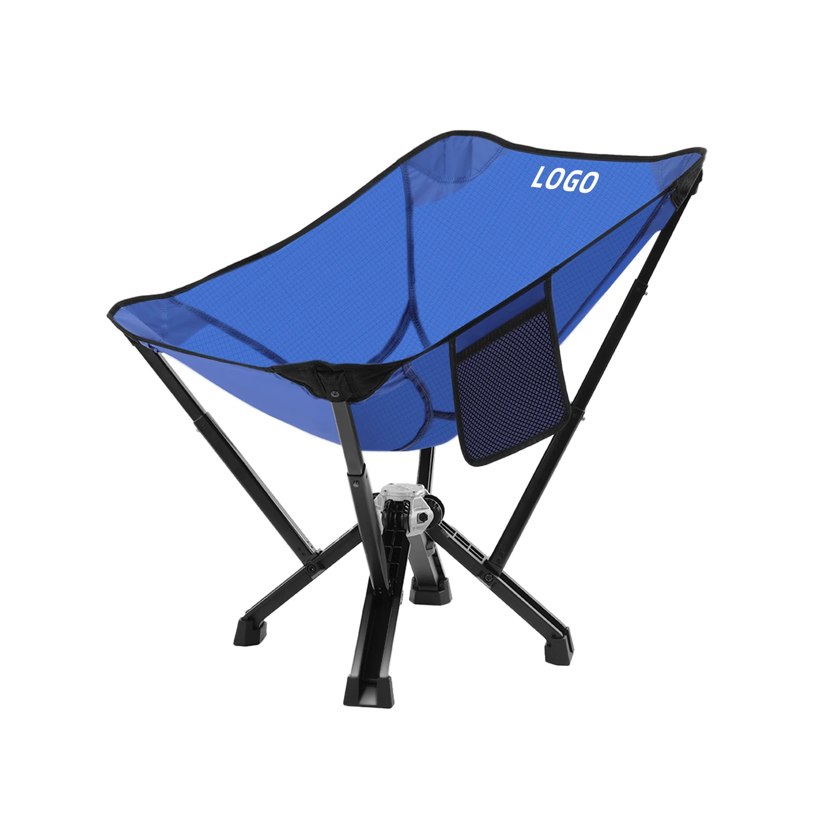 

Low Seating Aluminum Camping Folding Chair, Stable No-Sink Design For Portability, Compact Camping Gear Kit