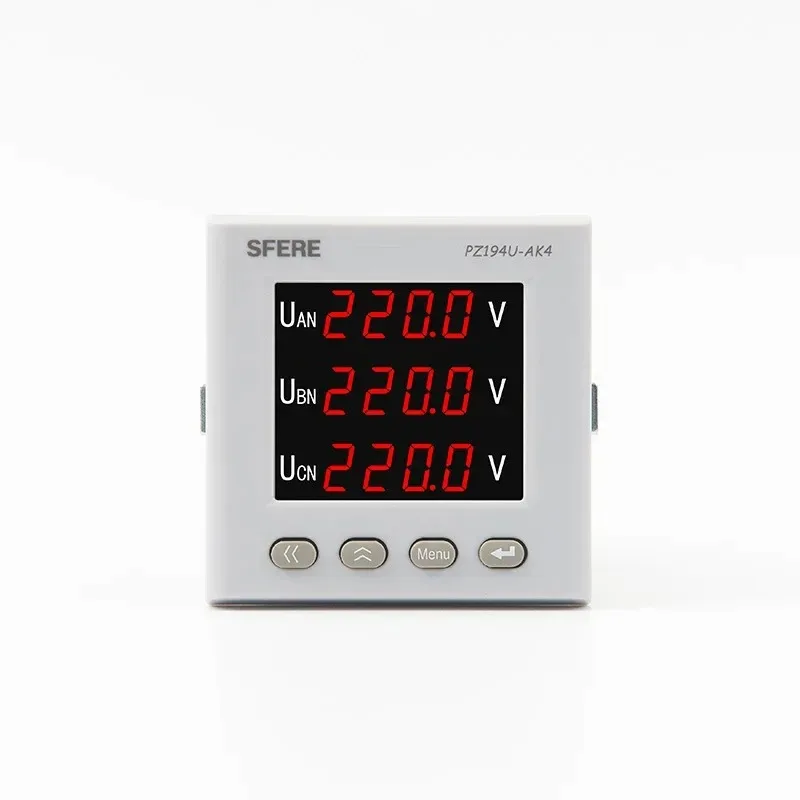 PZ194U-AK4 Three Phase AC Voltage Meter Intelligent Digital Display Electrical Measuring Instrument