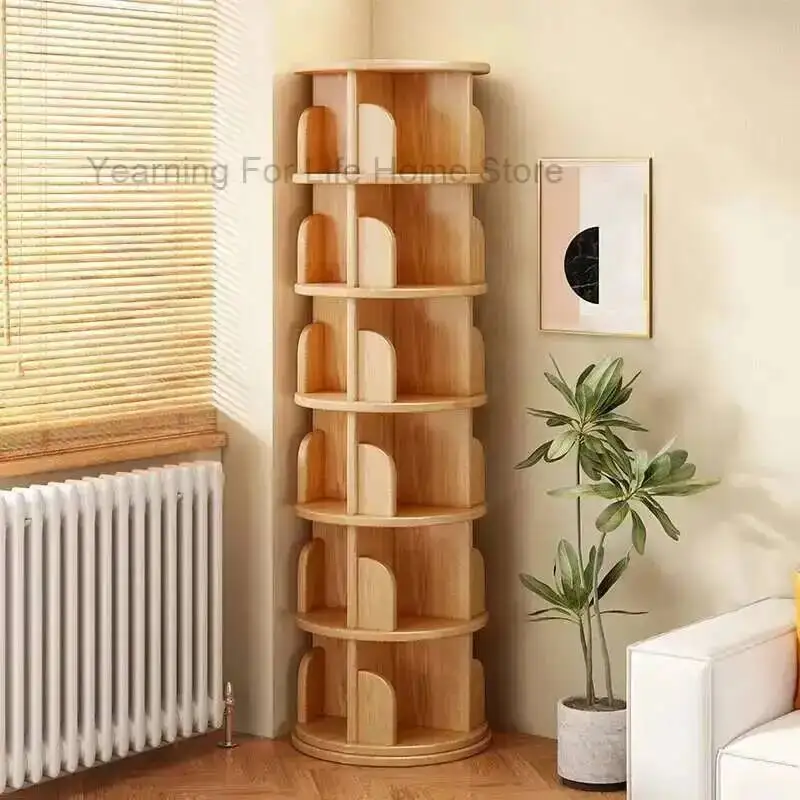 

Shelf European English Display Luxury Nordic Book Vintage Story Book Shelf Library Aesthetic Wood Estanteria Trendy Furniture