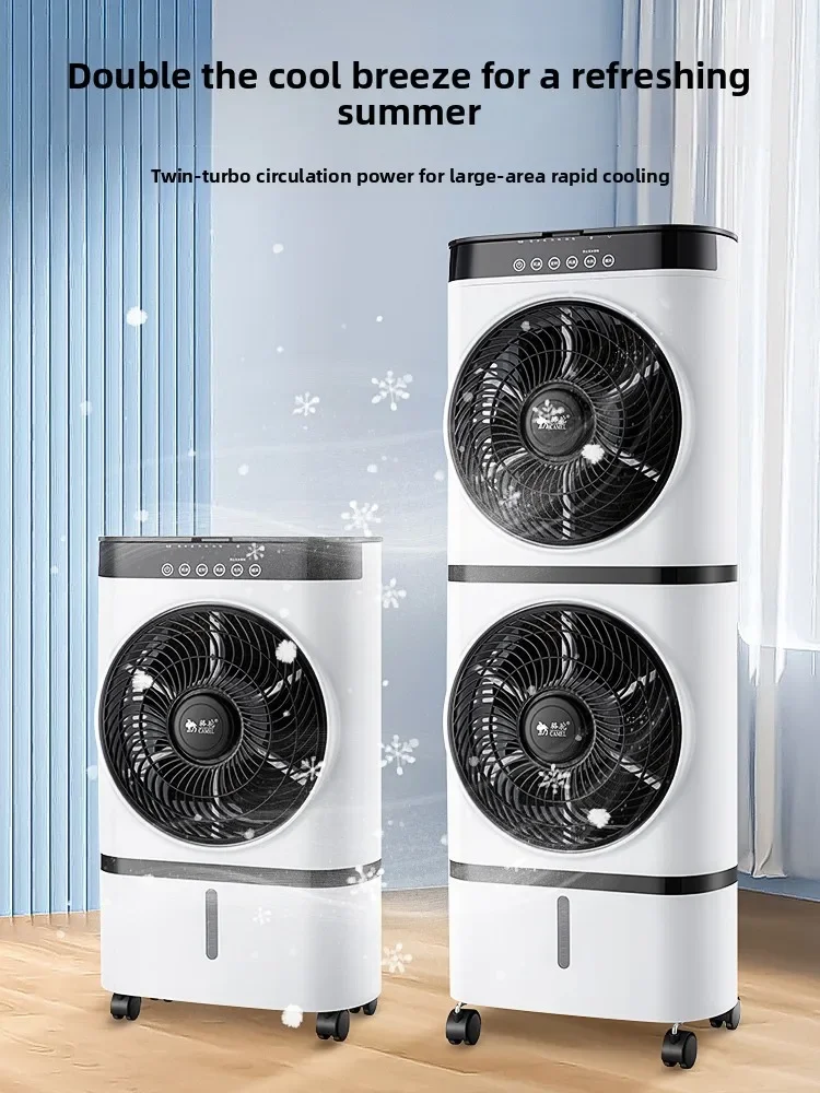 Silent Portable Evaporative Water Cooler, Desktop Cooling Fan Model LYH