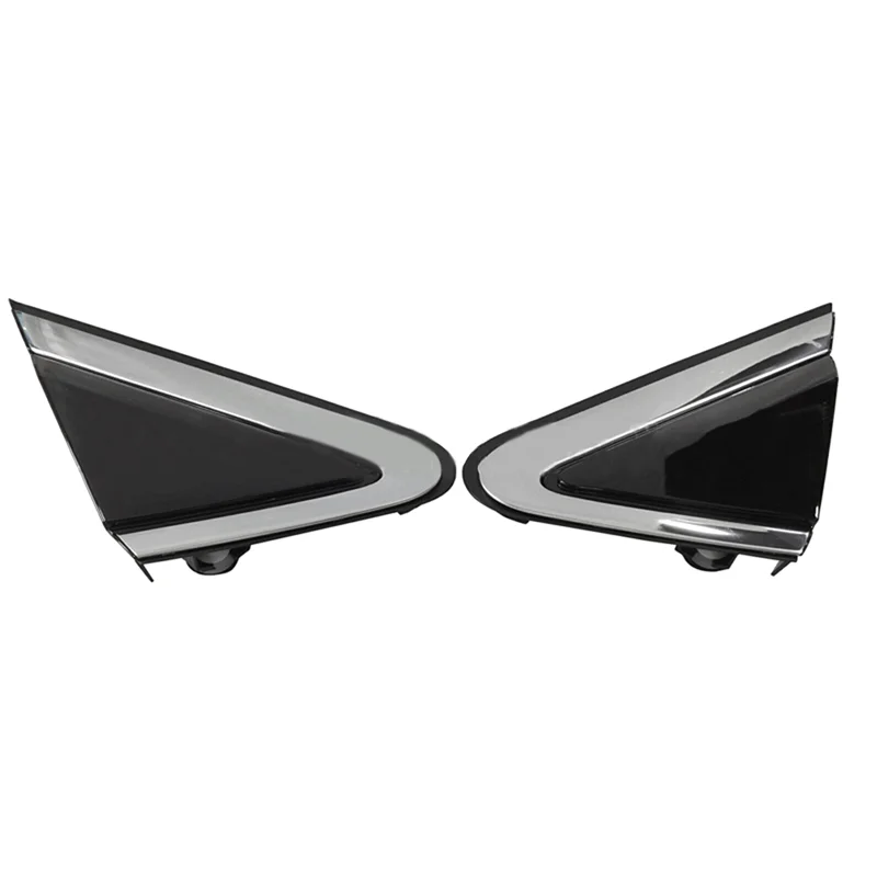 Rear View Mirror Triangle Trim Side Mirror Triangle Molding Fender for Nissan Murano 2015-2018 96319-5BC0A 96318-5BC0A