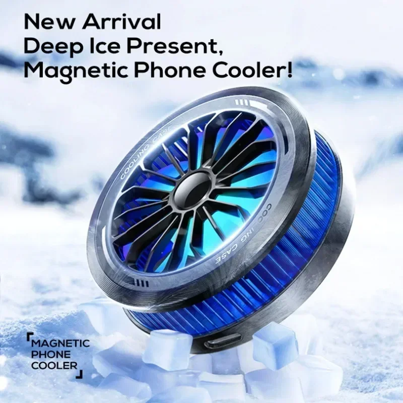 

C60 Mobile Phone Cooling Fan Radiator 5V 2A Magnetic Semiconductor Cooler Heat Sink for IPhone Android PUBG Gaming Accessories