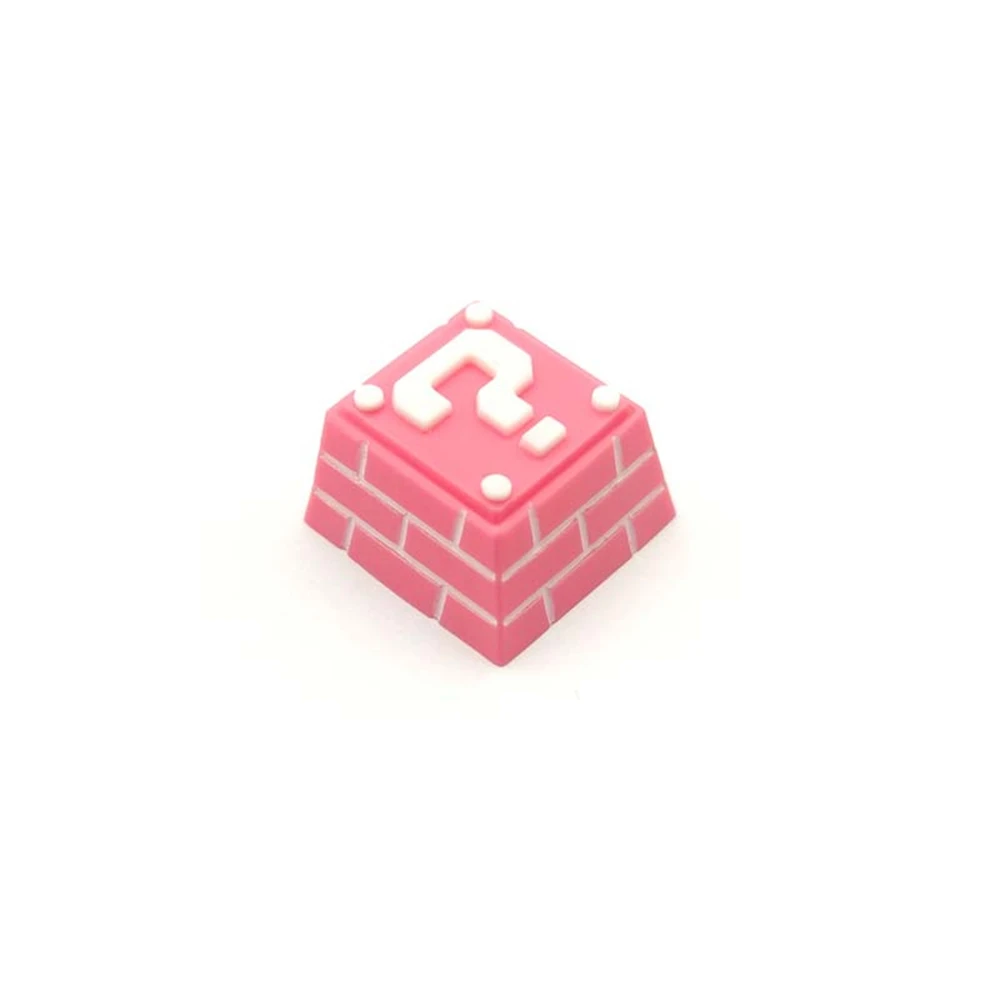 Imagem -03 - Tampa Chave Teclados Mecânicos Keycap Personalidade Modelagem Bonito dos Desenhos Animados Ponto de Interrogação Resina Keycaps para Cereja mx Axis r4 Altura