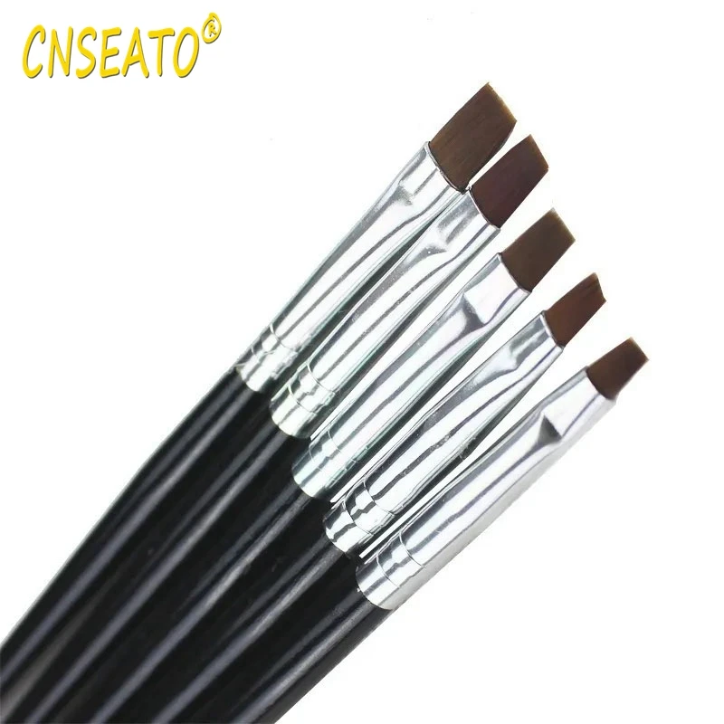 5 Pcs Dental Resin Brush Pens Resin Shaping Brushes  For Composite Cement Adhesive Porcelain Teeth Dentist Tools Dentistry Lab