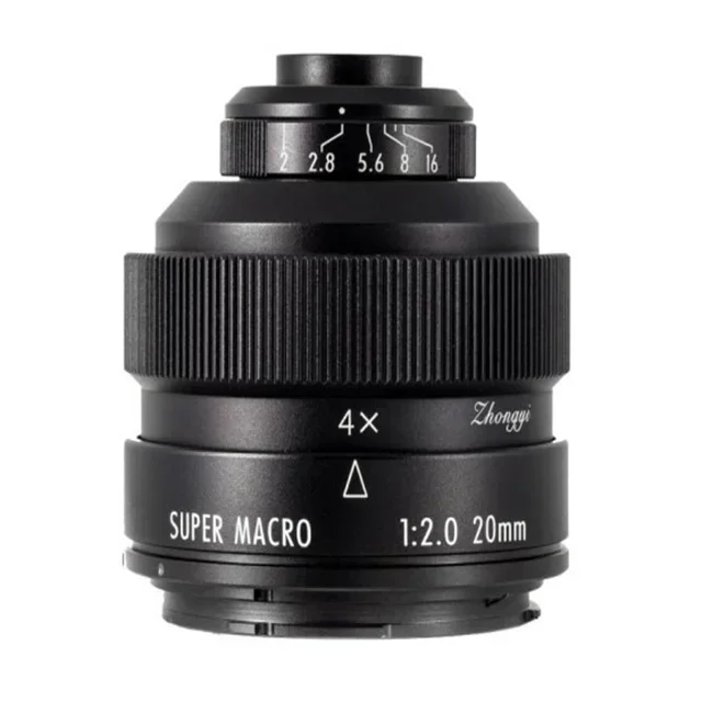 20MM F2.0 4:1x ultra lens is suitable for SLR and micro single macro lenses