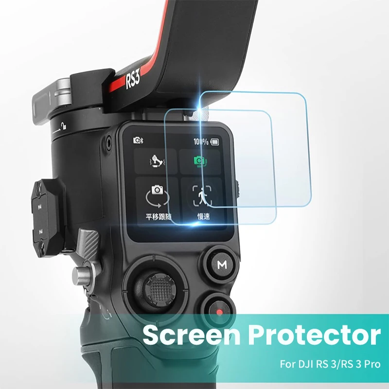 

XFJI Lens Screen Protection Film Explosion-proof HD Tempered Glass Films for DJI Ronin RS 3/RS 3 Pro Gimbal Camera Accessories