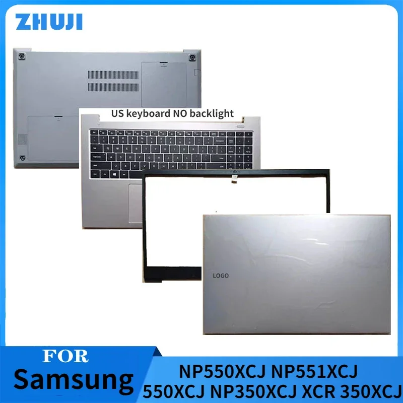 

New For Samsung NP550XCJ NP551XCJ 550XCJ NP350XCJ XCR 350XCJ LCD Back Cover /Bezel /Palmrest Upper Cover /Bottom Case