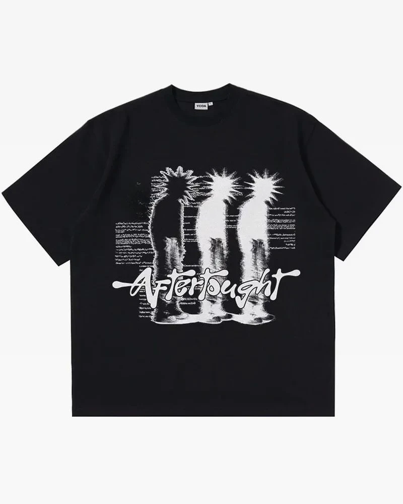 

Y2K Harajuku Trendy Pure Cotton T-shirt with Short-sleeved Design Loose Fit for Both Men and Women Comfortable for Daily Wear