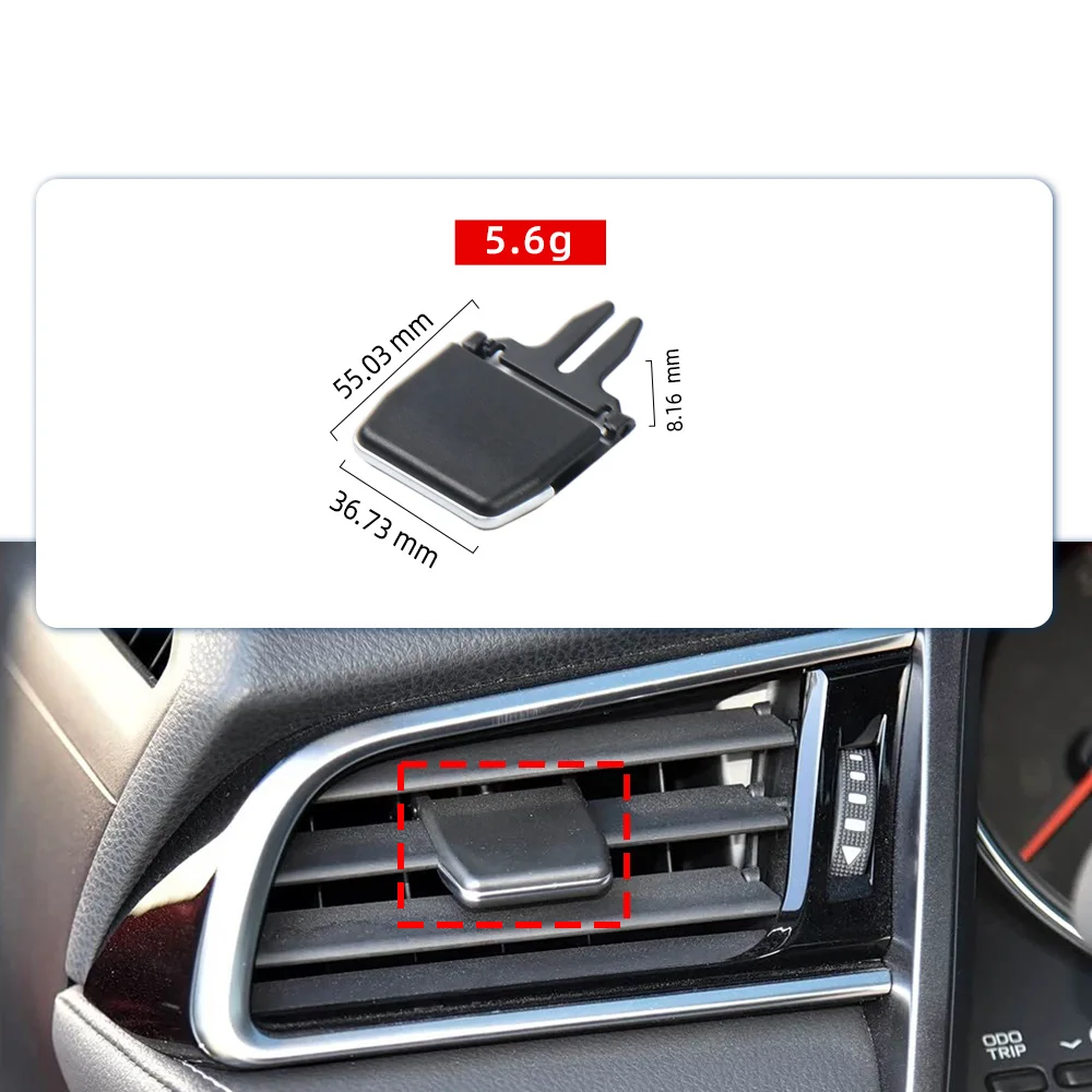 Car Front Air Conditioning Vent Louver Adjustment Paddle For Toyota Camry 8th Generation 2018-2023 AC Air Vent Outlet Tab Clip