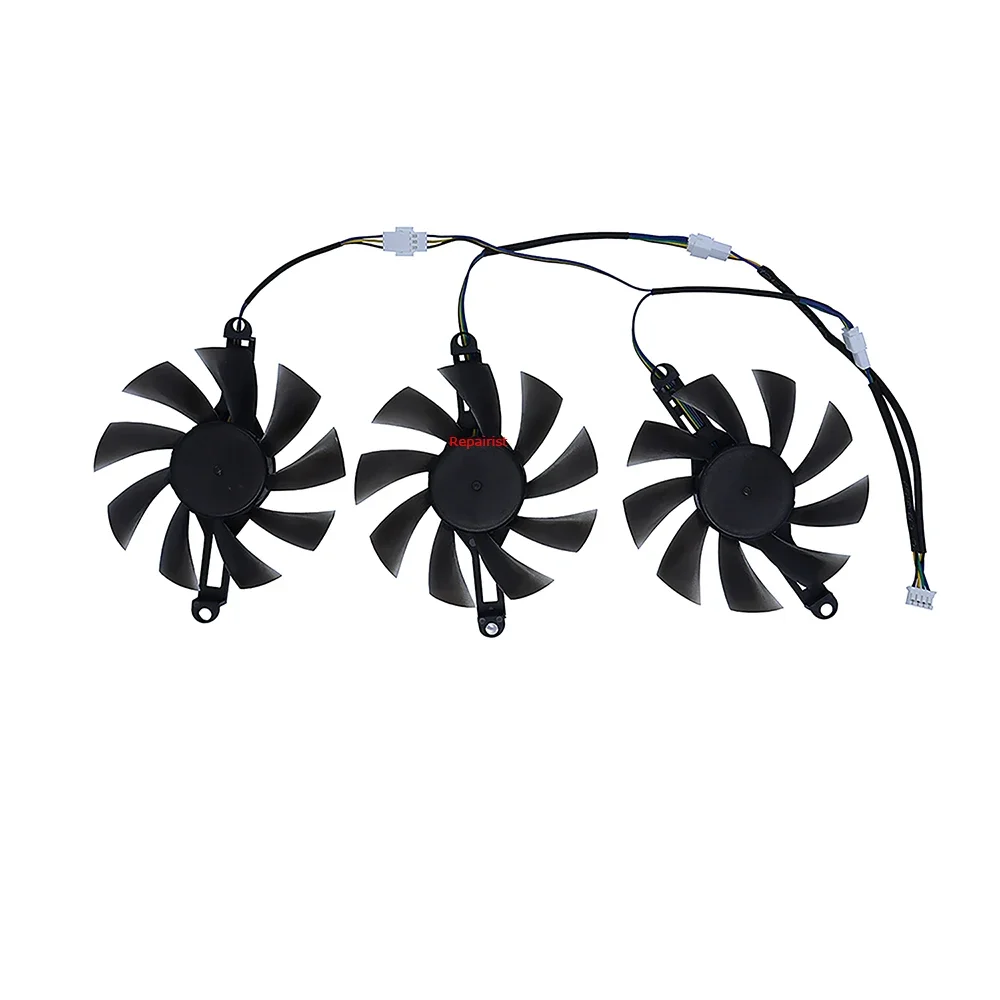 3Pcs/Set,85MM Diameter,98MM Mounting,Graphics Card Fan,FL8015 12VB,For Soyo RTX 2070 2070S Super,For 51risc 2070 SUPER 6GB