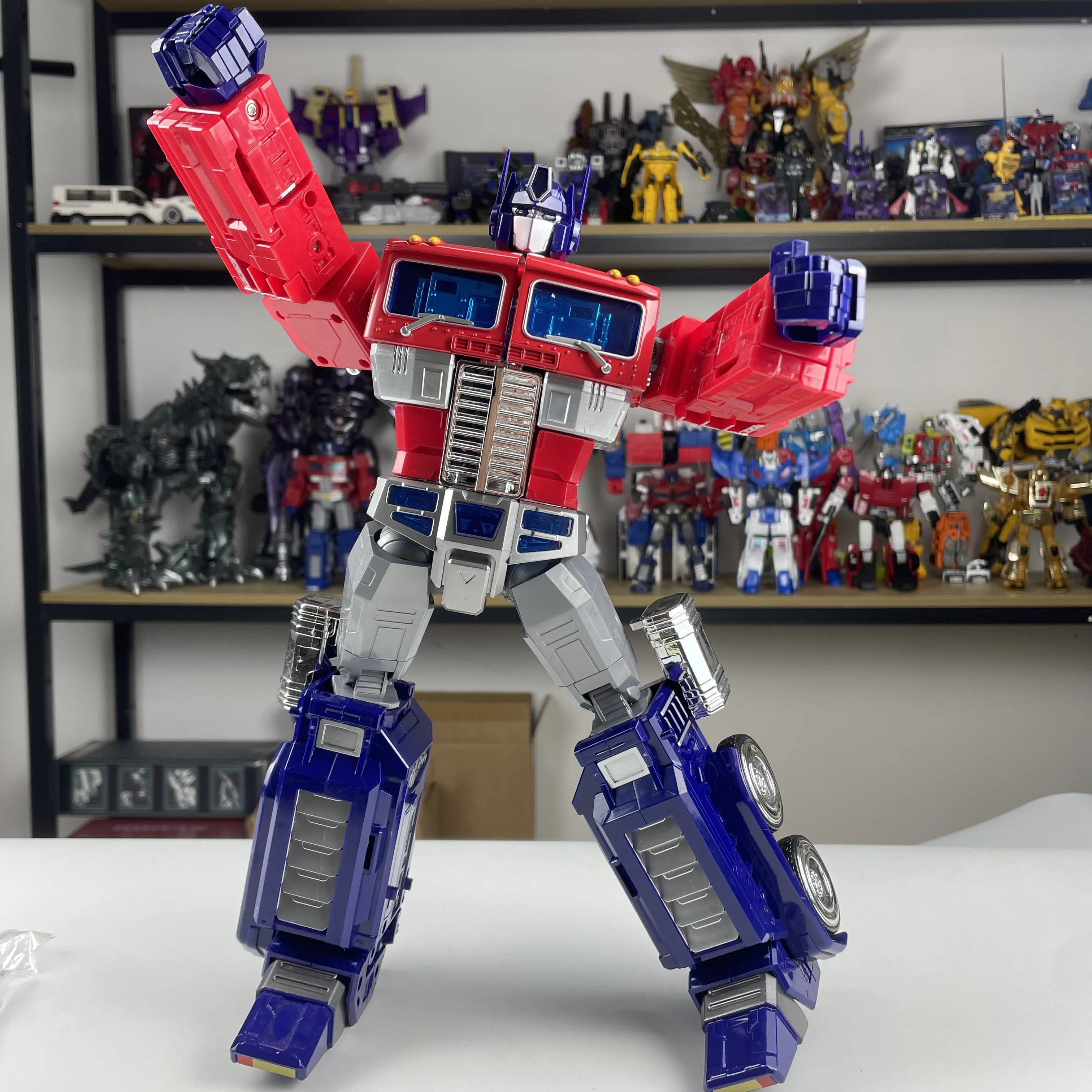 التحول XP10 32 سنتيمتر OP قائد مقطورة شاحنة كبيرة الحجم G1 سلسلة سبيكة عمل الشكل روبوت الهدايا اللعب