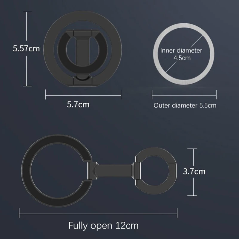 

Foldable Double-sided Magnetic Phone Holder Multifunctional Desktop Holder Strong Magnetic Phone Stand Phone Accessories