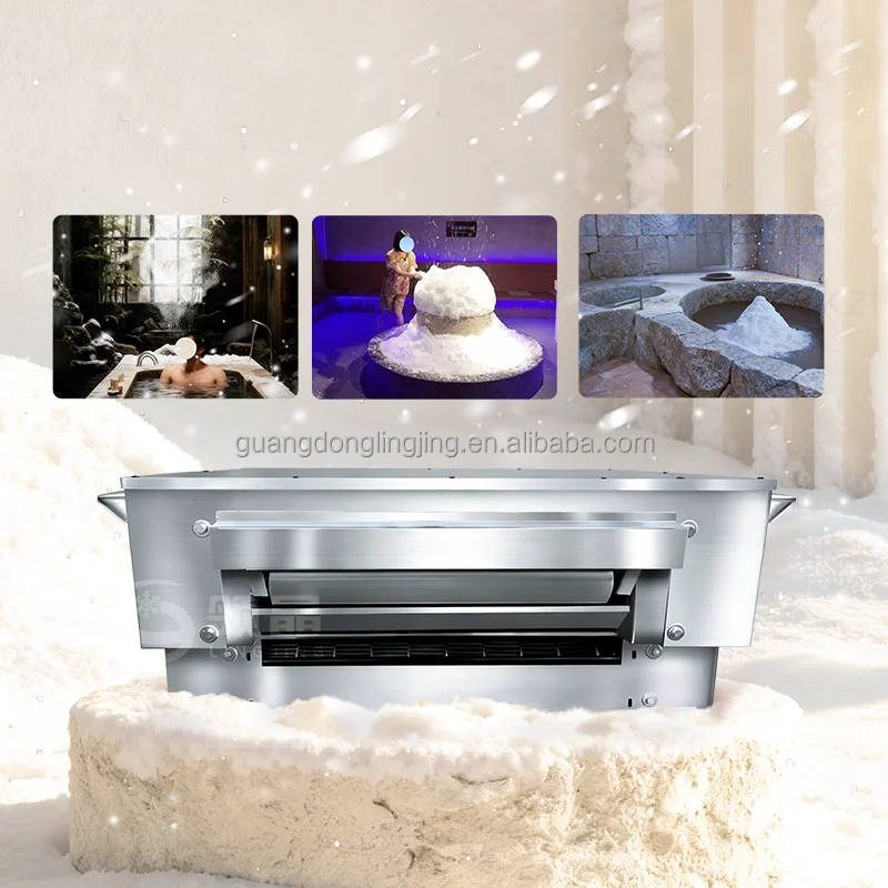 500kg/24h Remote Control Snow Falling Blower Machine for Snow Park Snow World