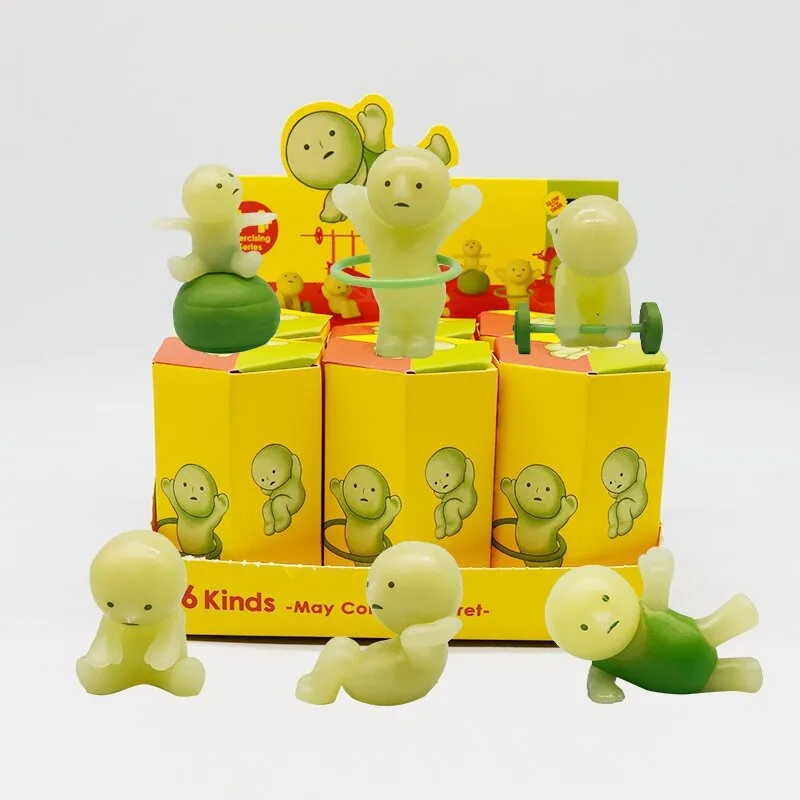 

SMISKI слепая коробка серии загадочная коробка светящаяся кукла украшения милая существа страсть фитнес подарок детский подарок на день рождения игрушка